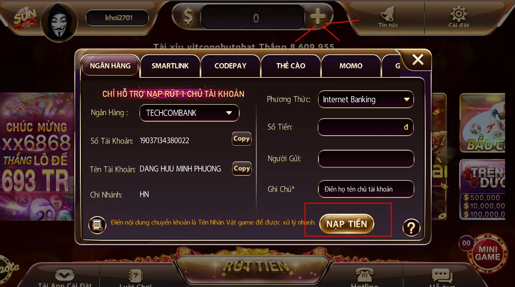 game Bầu Cua online